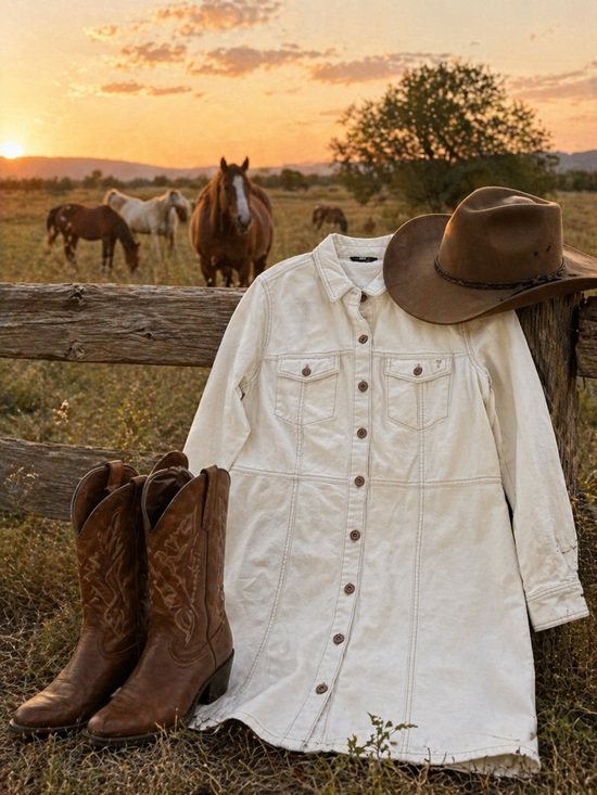 Frye Dresses & Skirts - Frye Cream Button-Front Shirt